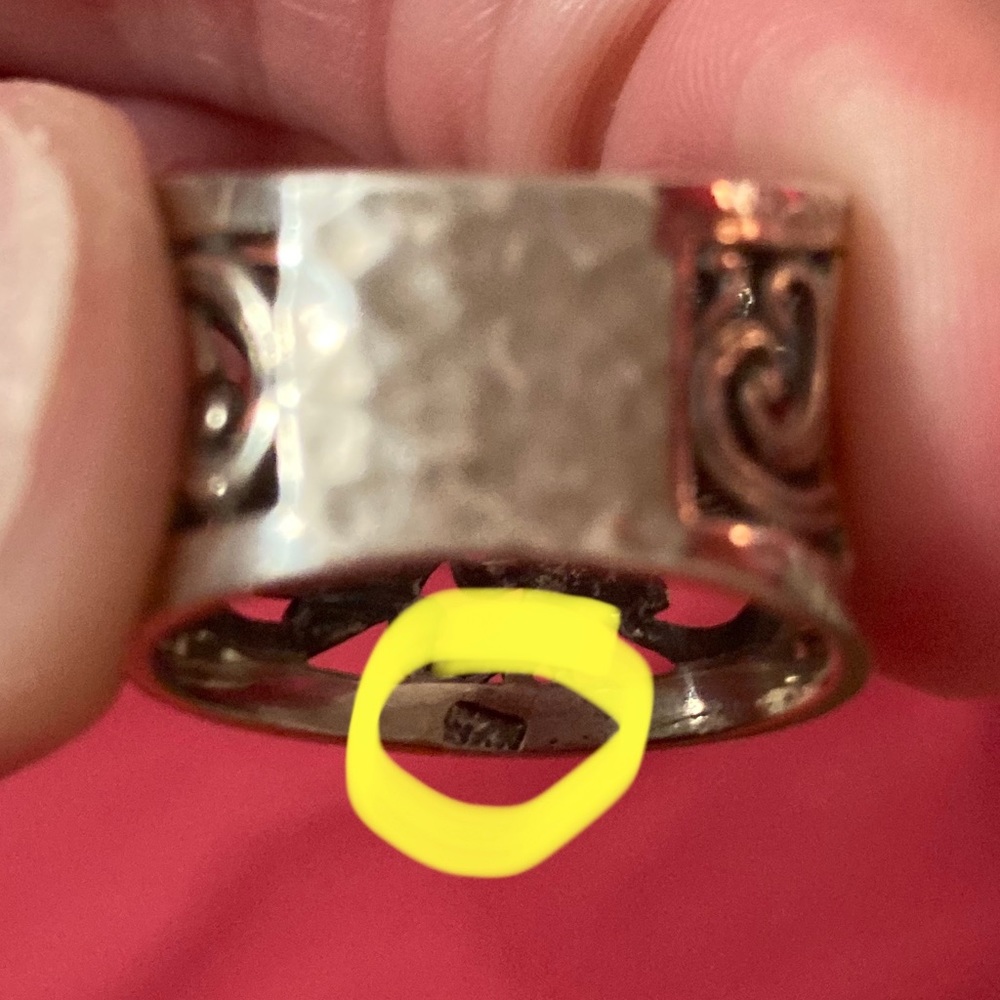 Filigree silver ring. - Picture 3 of 3